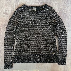 Harley-Davidson Metallic Sequin Knit Sweater Size Large
